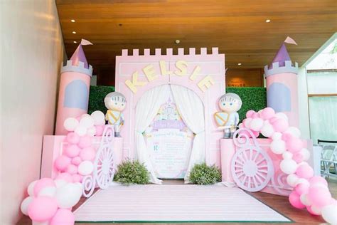 Princess castle happy birthday banner, princess birthday, princess party, first birthday, castle birthday banner. Royal Princess Birthday Party | Kara's Party Ideas ...