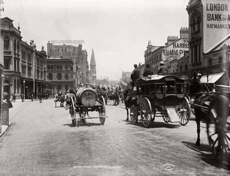Vintage Glass Plate images of Streets from Sydney City (1900s) | MONOVISIONS