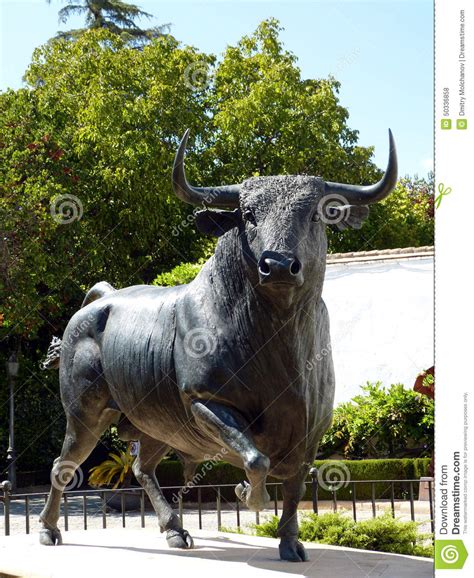 Toro Bravo 3 stock photo. Image of figure, ganado ...