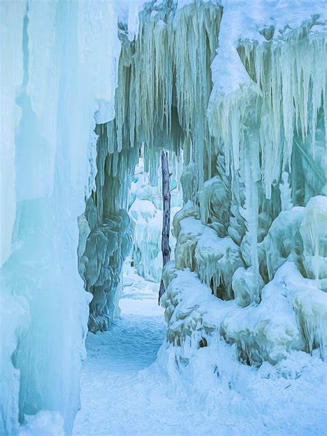 Ice Cavern Photograph By Linda Pulvermacher Fine Art America