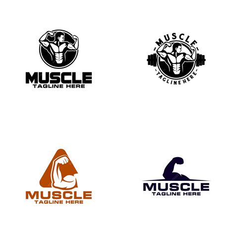Premium Vector Muscle Logo Design