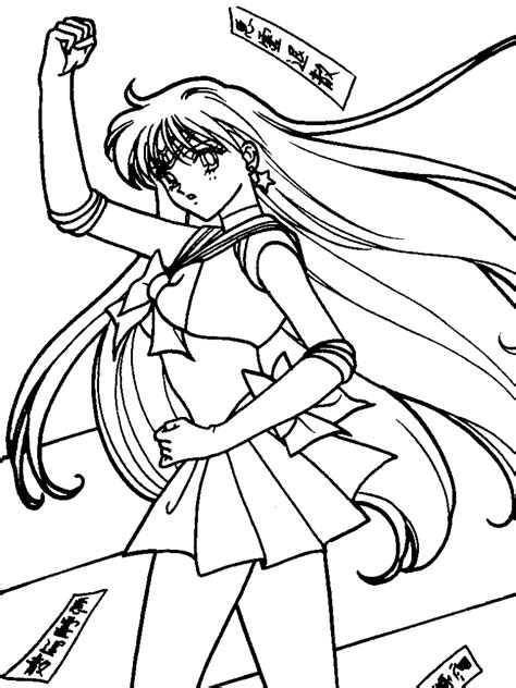 Sailor Moon – descargar gratis dibujos para colorear.