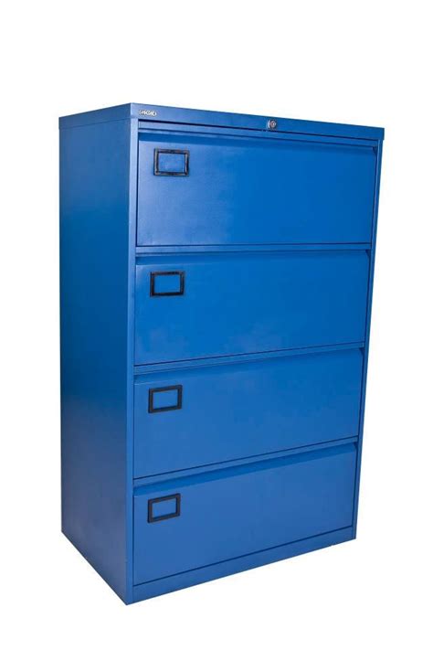 The 4 drawer file cabinet has measurements of about 52″ h x 15″ w x 22″ d. Lateral Filing Cabients 4 DRAWER FILING CABINET with Bold ...