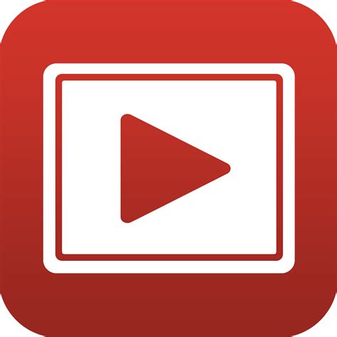 Youtube Play Icon Png Transparent Background Free Download 42030