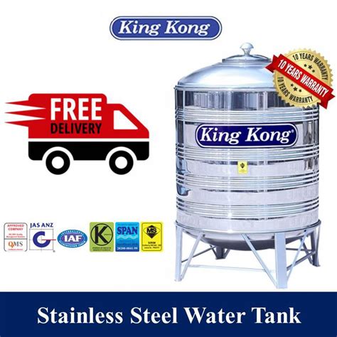 Got label on the surface? King Kong Stainless Steel Water Tank Tangki Air FREE Brass ...