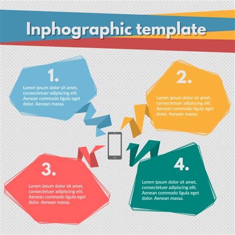 Free Vector Coloured Infographic Template