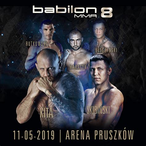 Walka o mistrzowski pas kategorii średniej (do 84 kg): Babilon MMA 8: Kita, Skibiński, Rutkowski. Mocne nazwiska ...