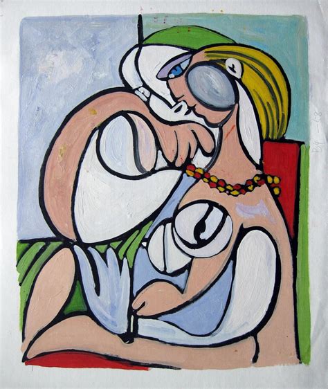 Rep Pablo Picasso 36x48 In Oil Painting Canvas Art Wall Decor