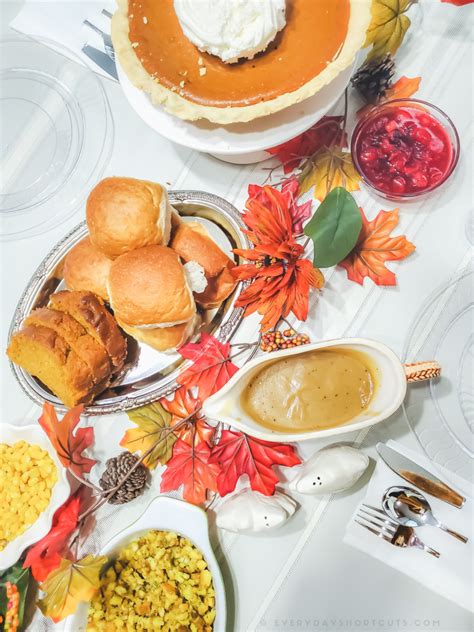 Served with tow eggs cooked to order, hash browns, home fries or grits and choice of breakfast meat. How to Host Thanksgiving with Minimal Effort - Everyday Shortcuts