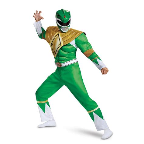 Power Rangers Mighty Morphin Green Ranger Classic Muscle Adult