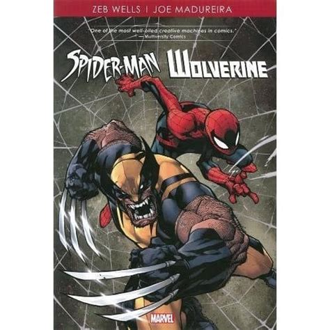 jual spider man wolverine by zeb wells and joe madureira hc marvel comic shopee indonesia