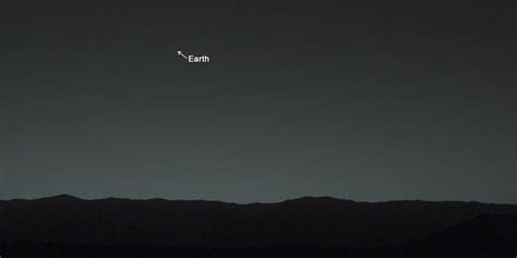 Curiosity Rover Took A Picture Of Earth From Mar Business Insider