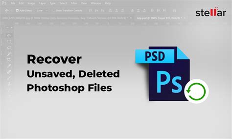 PSD Recovery Recover Unsaved Deleted Photoshop Files Stellar 2022
