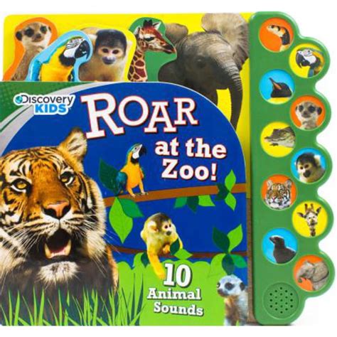 Discovery Kids Roar At The Zoo 10 Animal Sounds Board Book