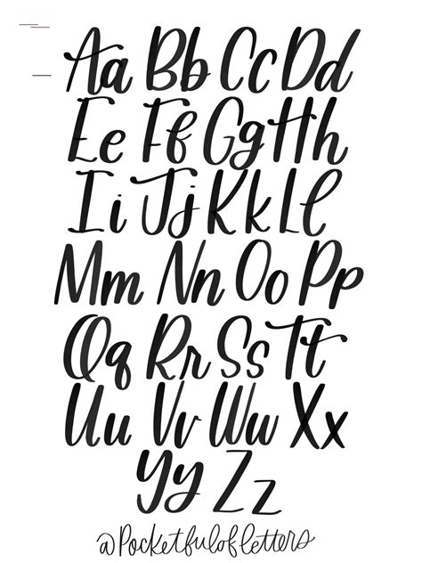 #calligraphyalphabet | Moldes de letras cursiva, Letras del alfabeto
