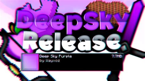 Deepsky Purple 01510 128x Texture Pack Mcpe Release Fps