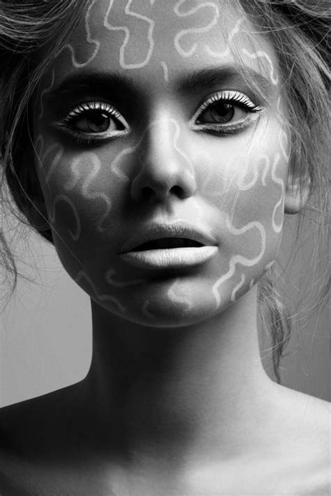Black And White Beauty By Jeff Tse Black And White Makeup Black And