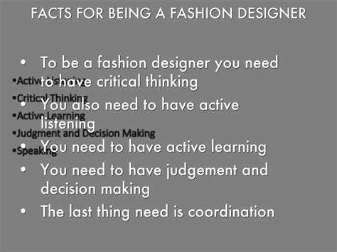 Facts About Fashion Designers Thai02u