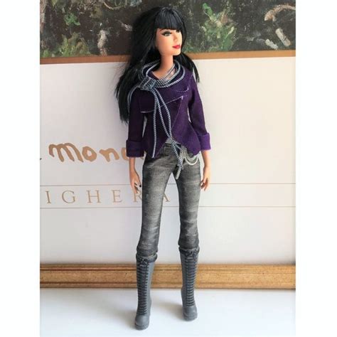 Barbie Toys Stardoll Fallen Angel Barbie With Raven Hair Rooted