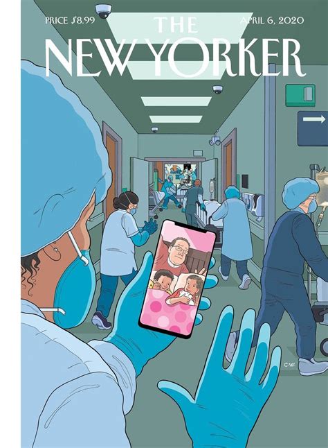 The New Yorker Cover And Political Cartoons Are Saluting Coronavirus