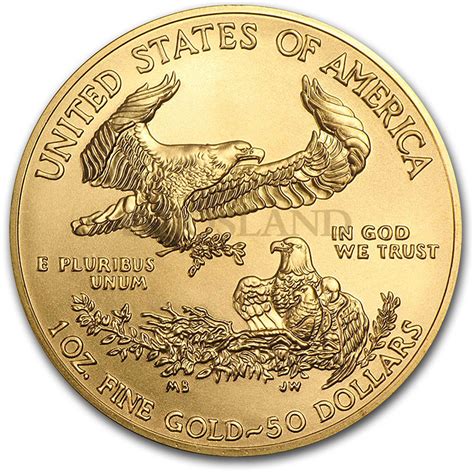 1 Unze Goldmünze American Eagle 2020 Box