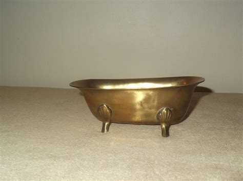 Allied brass check out new bath goods collection! Vintage Miniature Brass Bathtub Soap Dish by TrendyThangz ...