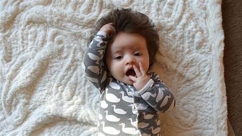 Twin Cities Baby Born With Amazing Head Of Hair