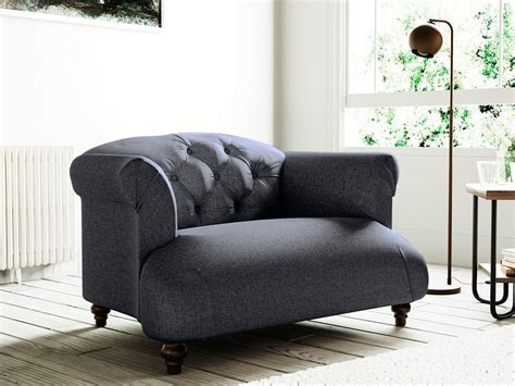 Upholstered fabric beds eliminate the need for a bed skirt and can also provide a comfortable space to rest your head against when you are reading or watching tv in bed. Hemingway Single Seater Fabric Armchair (Charcoal ...