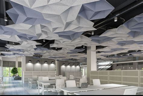 Faceted Acoustic Ceiling Arktura
