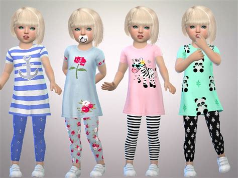 Toddler Girls Full Outfits By Sweetdreamszzzzz At Tsr