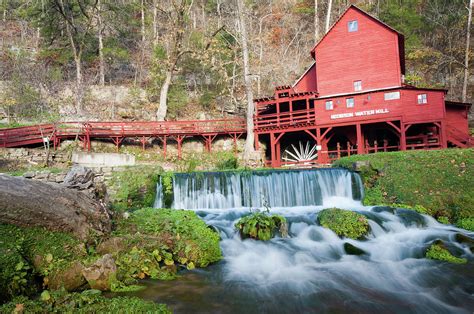 Hodgson Mill With Flowing Waterfall Photograph By Gregory Ballos Fine