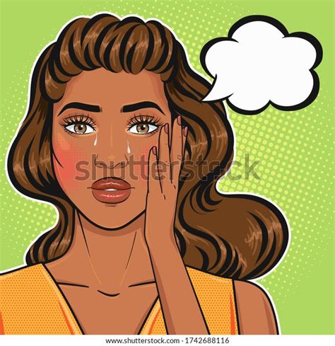 Black Woman Crying Over 8201 Royalty Free Licensable Stock Vectors