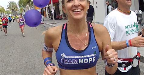 Mom Runs 52 Marathons In 1 Year For Cancer Awareness