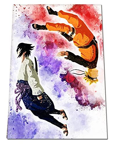 Naruto Sasuke Poster T Art Watercolour Painting T Wall Decor