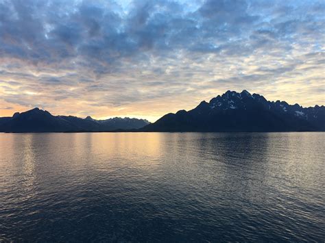Midnight Sunfjordsseanorwaytravel Free Image From