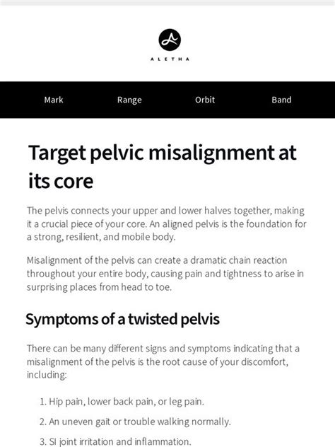 Aletha Health 8 Symptoms Of A Twisted Pelvis And How To Fix Them