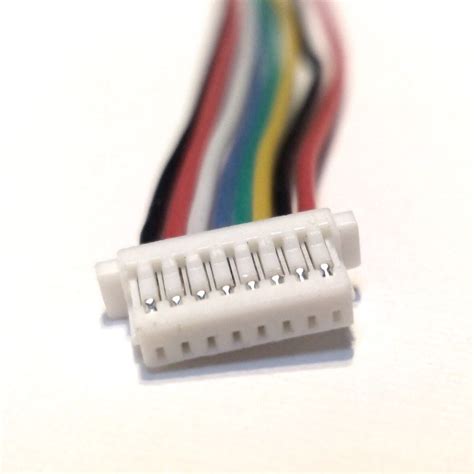 Jst Sh 8 Pin Connectors 10mm Pitch W 150mm Wires Hobbyrc Uk