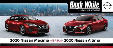 2020 Nissan Maxima Vs 2020 Nissan Altima Comparison
