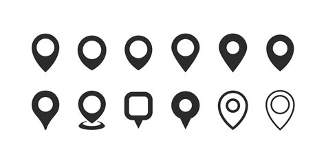 Map Pins Vector Art Icons And Graphics For Free Download
