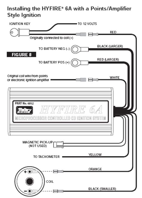 Coil induction & wiring diagrams. Wiring Diagram For Mallory 29026 Hyfire Ignition