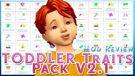 Toddler Traits Pack V2 1 Mod EspaÑol Los Sims 4 Youtube
