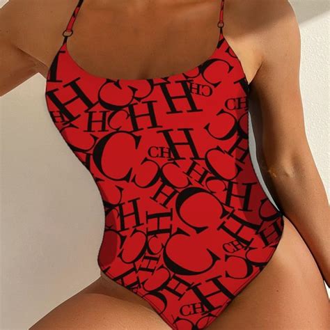 Chch 2023 Summer Swim Suit For Women Sexy Bikini One Piece Letter Swimwear Beach Women S Suits