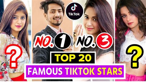 Top 20 Famous Tiktok Stars Of India Top Indian Tiktok Girls And Boys