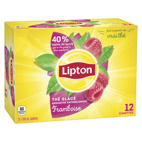 Voilà Online Grocery Delivery Lipton Iced Tea Raspberry 12 X 340 Ml