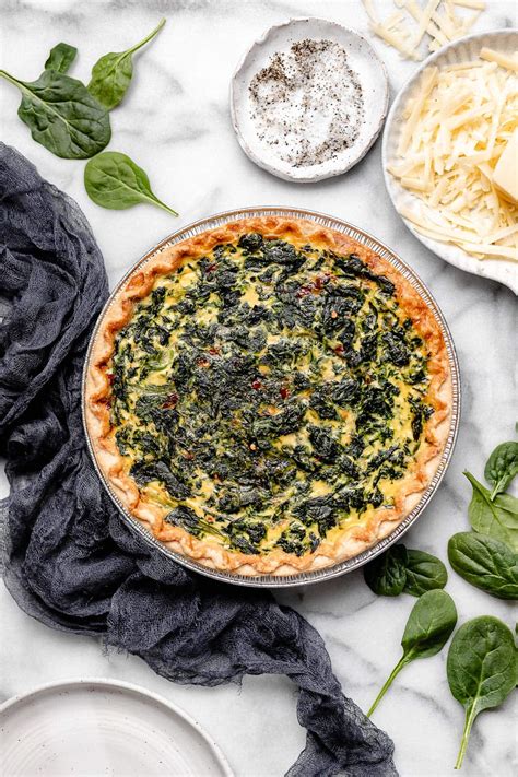 Greatest Spinach Quiche Recipe Two Peas Their Pod Doctor Woao