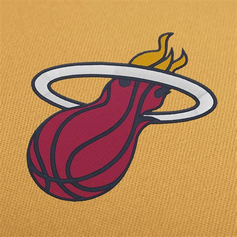 Choose any clipart that best suits your projects, presentations or other design work. Miami Heat NBA Logo Embroidery Design