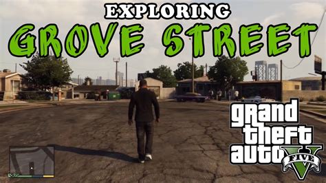 Gta 5 Grove Street Exploring And Map Location Youtube