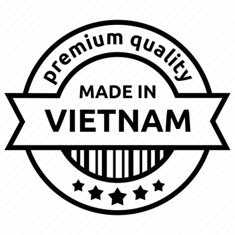 Badge, in, label, made, products, stamp, vietnam icon - Download on ...
