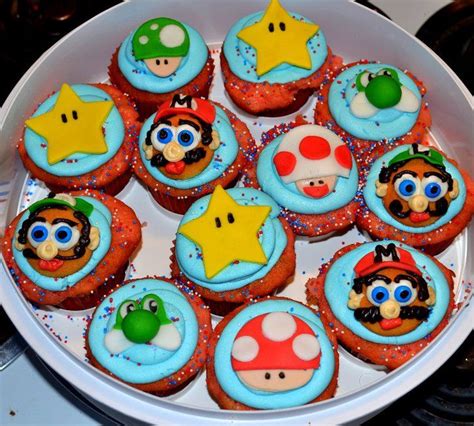 See more ideas about mario birthday, mario birthday cake, super mario party. Mario Brothers Cupcakes | Pumpkin cheesecake cupcakes, Pumpkin cheesecake, Chocolate chip cookies