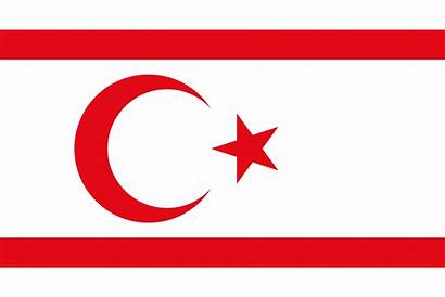Cyprus Northern Wikipedia Flag Turkish Republic Svg